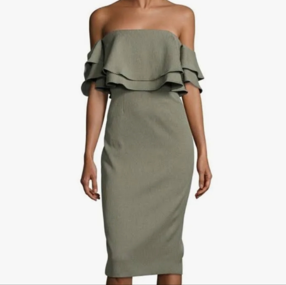 Keepsake The Label Off The Shoulder Midi